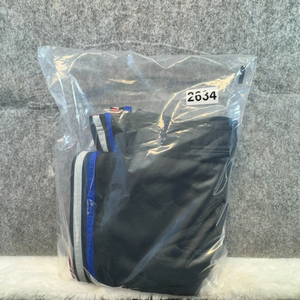 Adidas Tiro 19 Training Pants Men's Small‎ Black With Red Blue White Stripes
